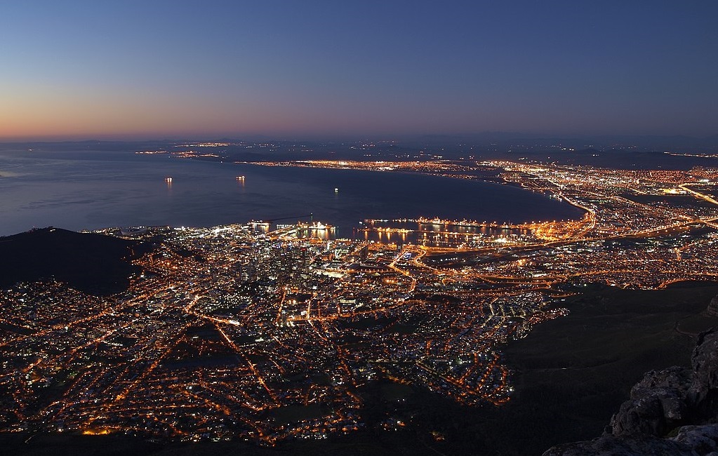 cape town at night